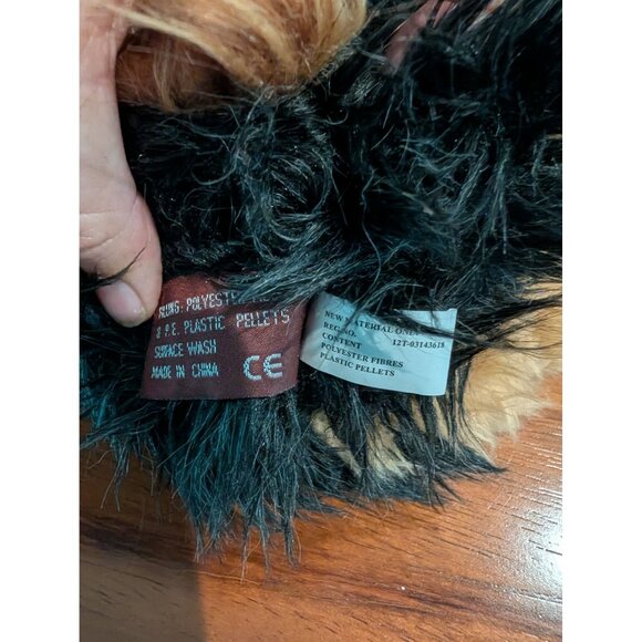 Plush Toy Yorkie Yorkshire Terrier 12” Dog 2006 Realistic Bearington Collection - Picture 8 of 11